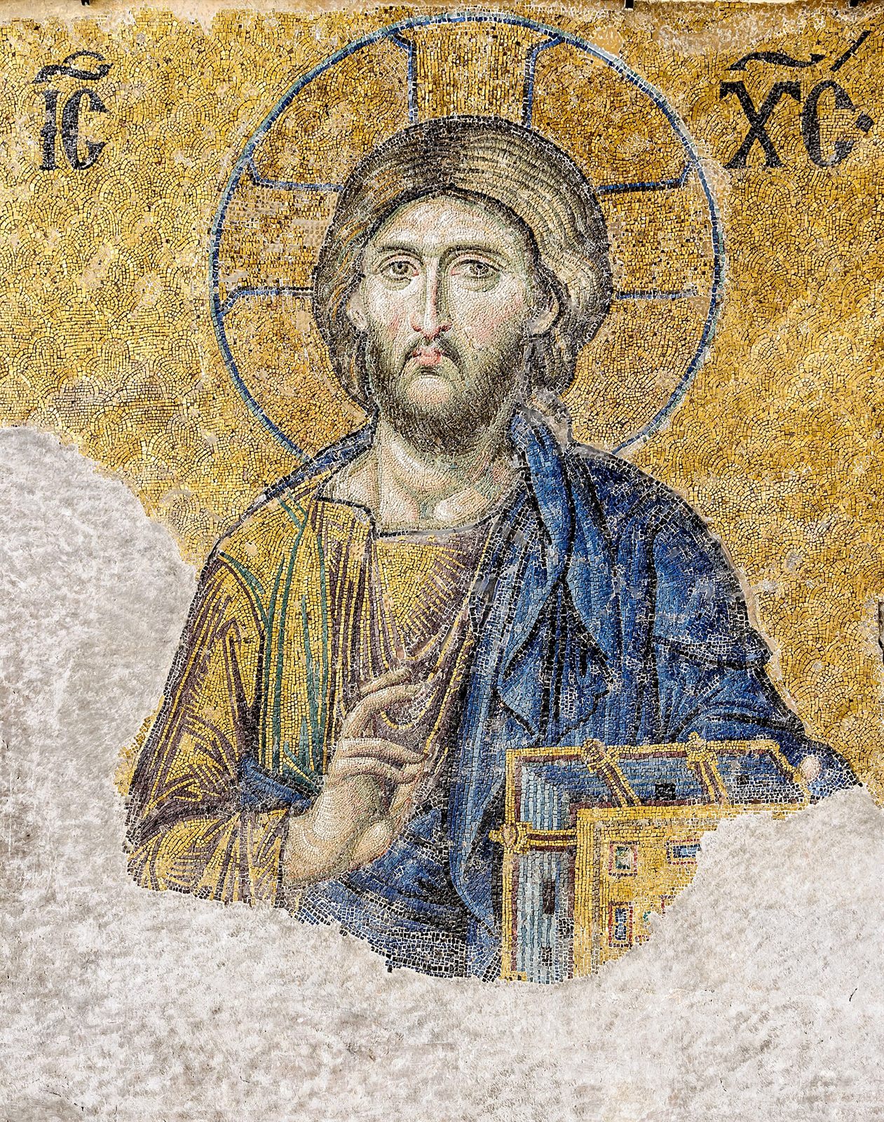 Christ of the Deesis mosaic, Hagia Sophia
