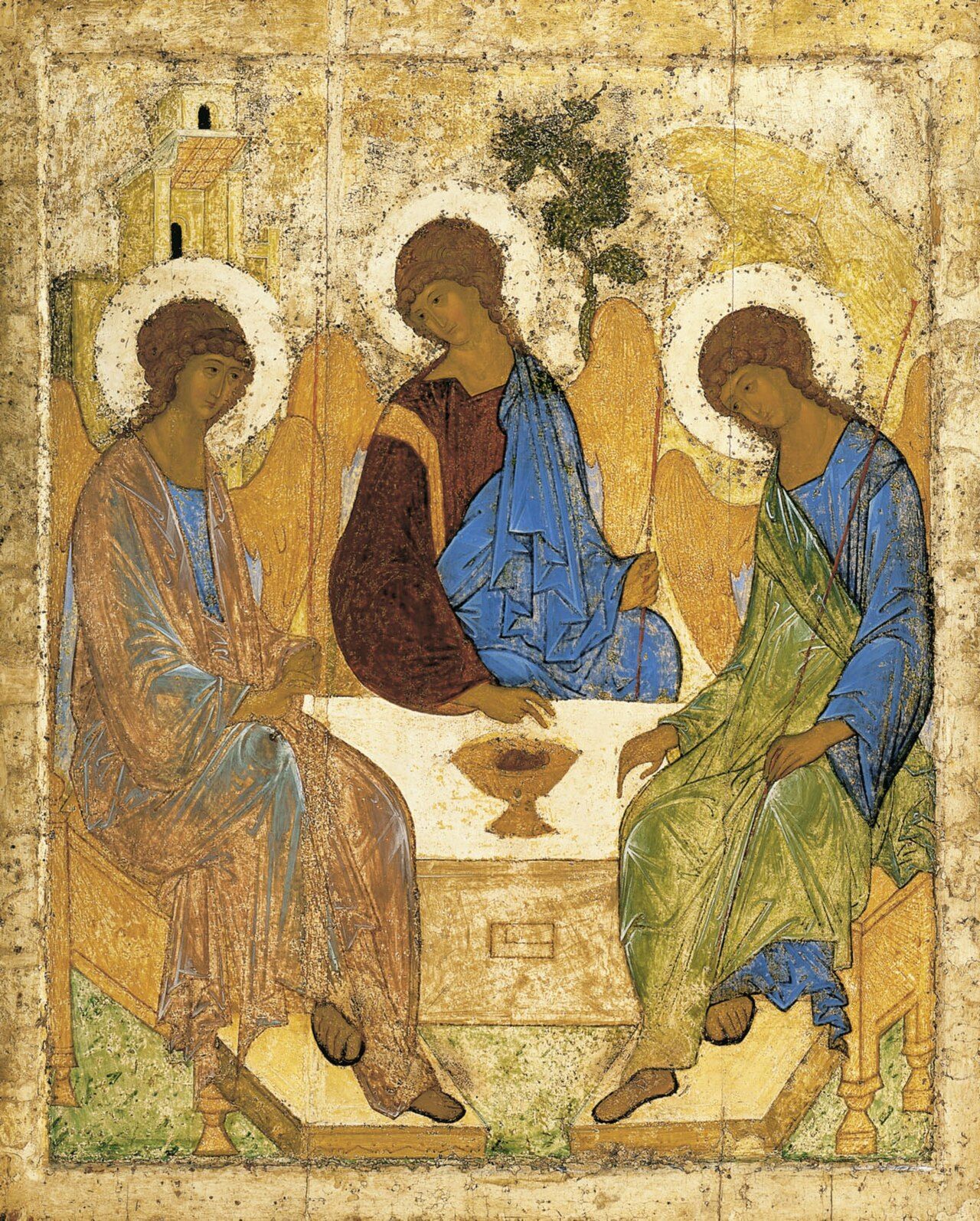 The Holy Trinity by Andrei Rublev